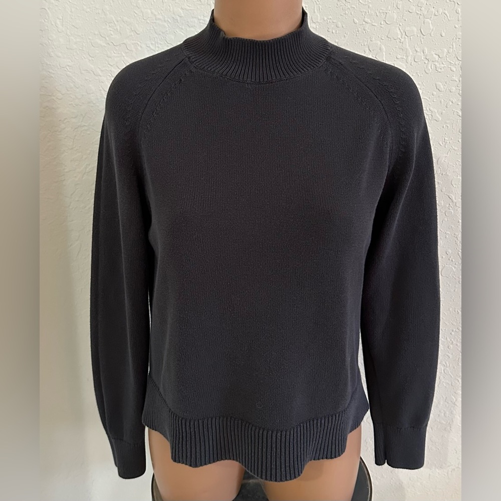 Everlane Mockneck Cotton Sweater